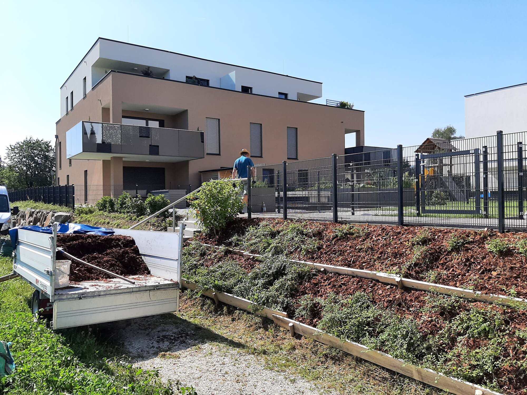 Heckenschnitt durch unser Team